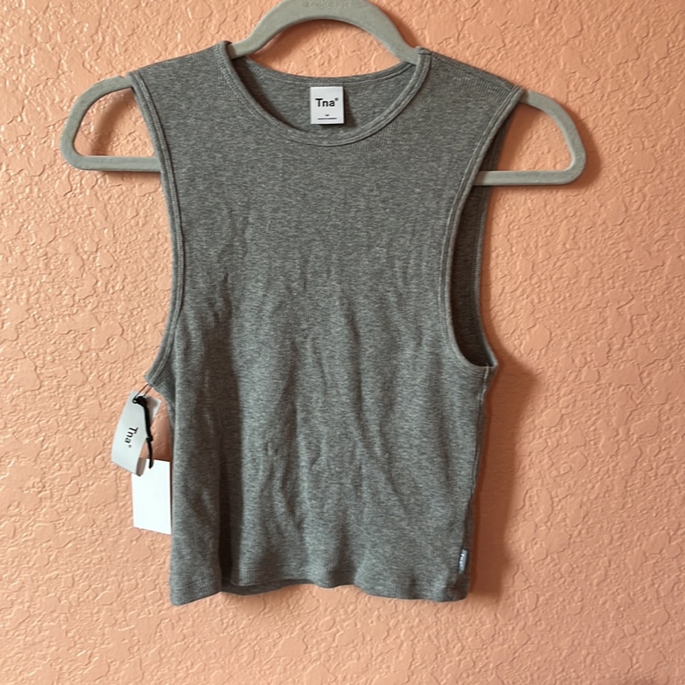 Aritzia Grey tank top